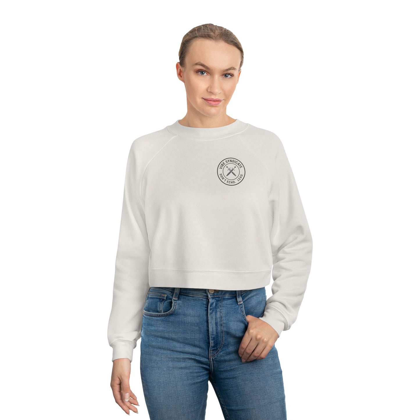 Vibe Syndicate Women’s Cropped Pullover – Where Cozy Meets Cool