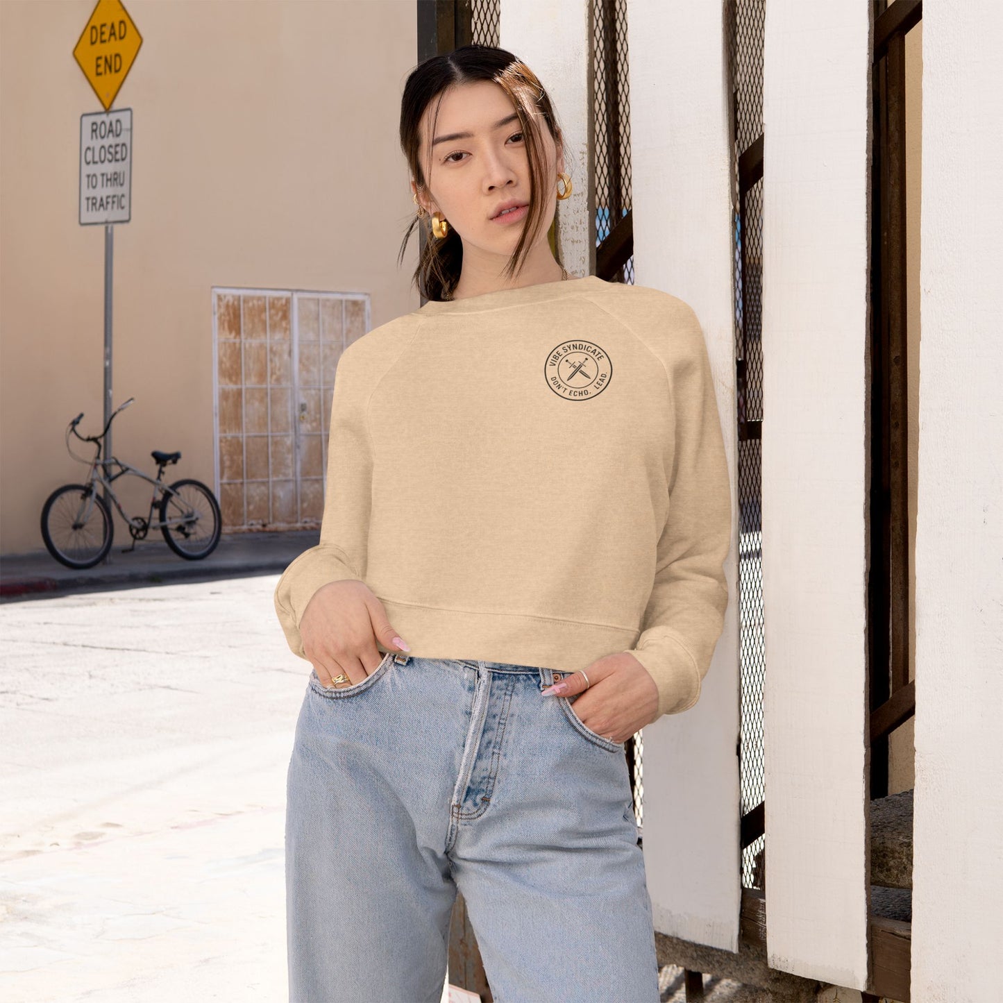 Vibe Syndicate Women’s Cropped Pullover – Where Cozy Meets Cool